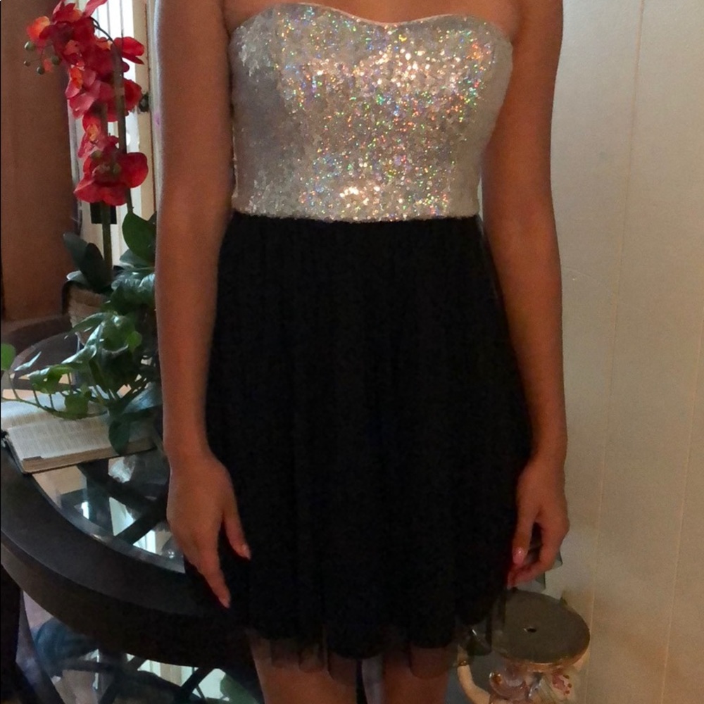 shimmery dance dress